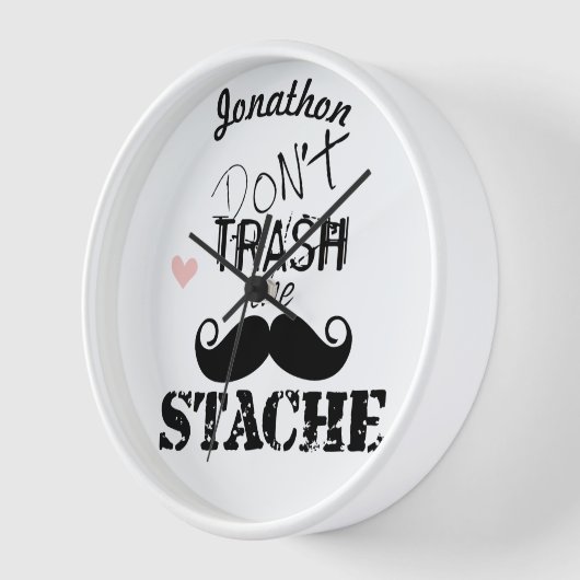 Vernietig de Stache Mustache Retro Hipster niet (Hoek)