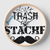 Vernietig de Stache Mustache Retro Hipster niet (Voorkant)