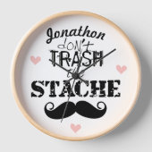 Vernietig de Stache Mustache Retro Hipster niet (Voorkant)