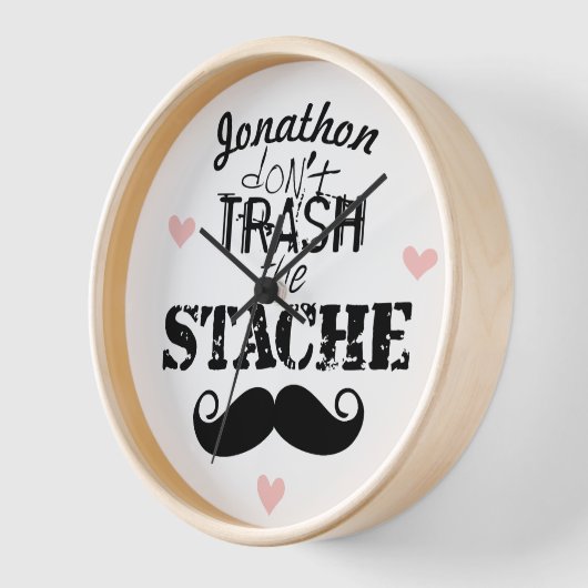 Vernietig de Stache Mustache Retro Hipster niet (Hoek)