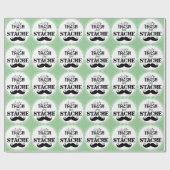 Vernietig de Stache Mustache Retro Hipster niet Cadeaupapier (Vlak)