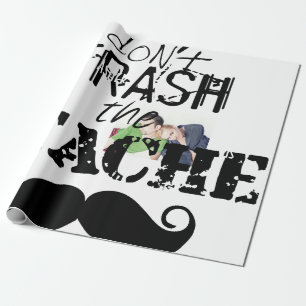 Vernietig de Stache Mustache Retro Hipster niet Cadeaupapier