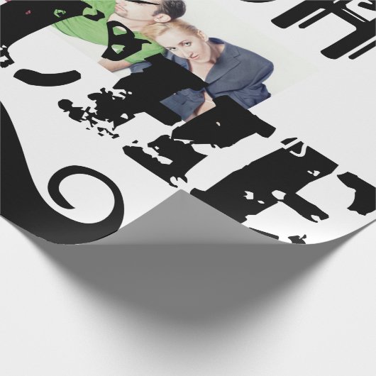 Vernietig de Stache Mustache Retro Hipster niet Cadeaupapier (Hoek)