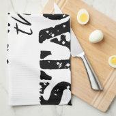 Vernietig de Stache Mustache Retro Hipster niet Theedoek (Quarter Fold)