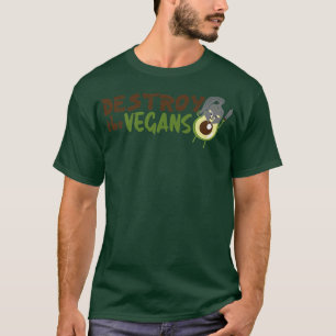 Vernietig de Vegans, advocaat voor mannen Kinderen T-shirt