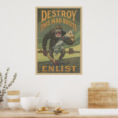 Vernietig deze mad Brute Enlist Poster (Keuken)