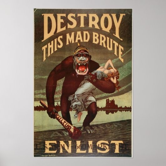 Vernietig deze Mad Bruth Enlist Poster (Voorkant)