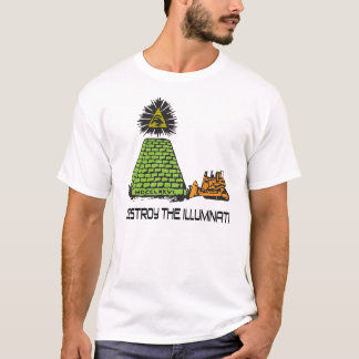 Vernietig het T-shirt met lichtminati - Bulldozer