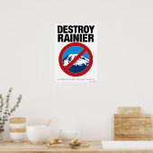 Vernietig Rainier Poster (Keuken)