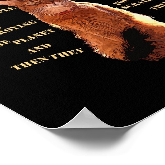 Vernietig! Somali Cat Poster (Hoek)