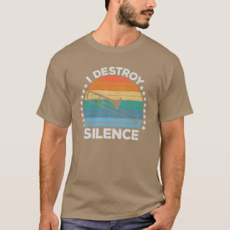 Vernietig Stilte Marching Bandrombonerombonist vri T-shirt
