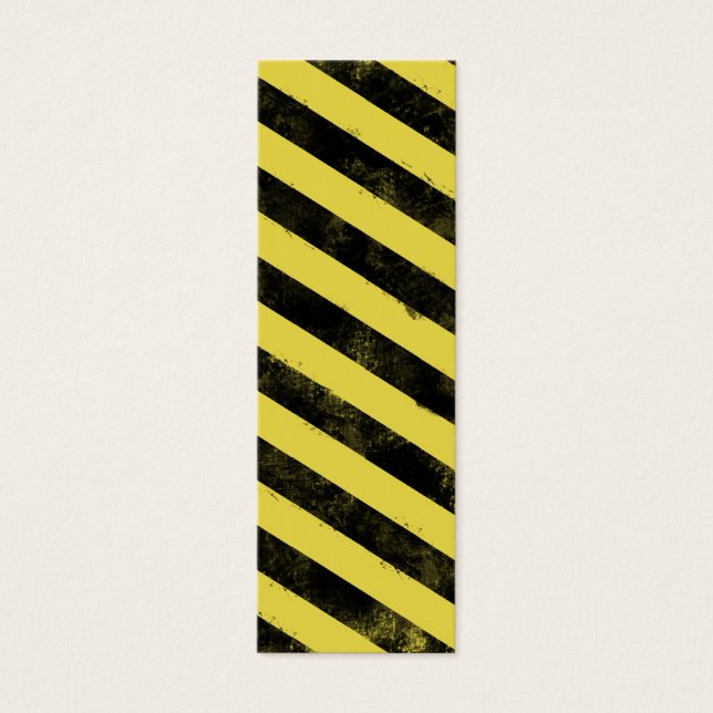 Vernietigd waarschuwings-Bladwijzer Mini Visitekaartjes (Voorkant)