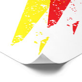 Vernietigde bliksemschicht poster (Hoek)