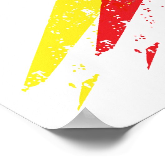 Vernietigde bliksemschicht poster (Hoek)