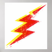 Vernietigde bliksemschicht poster (Voorkant)