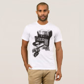  vernietigde oude huid t-shirt (Voorkant volledig)