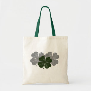 Vernietigde Shamrock-Canvas tas