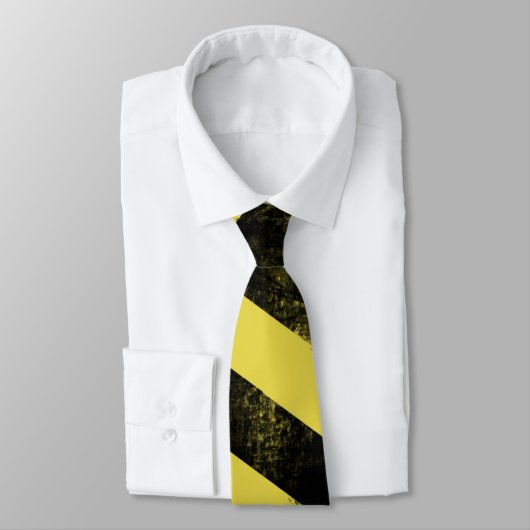 Vernietigde waarschuwing stropdas (Gebonden)