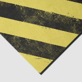 Vernietigde waarschuwing tissuepapier (Detail)