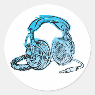 vernietigen ronde sticker