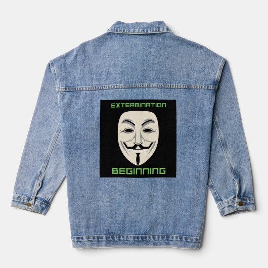 VERNIETIGING BEGIN DENIM JACKET (Achterkant)