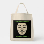 VERNIETIGING BEGIN TOTE BAG (Achterkant)