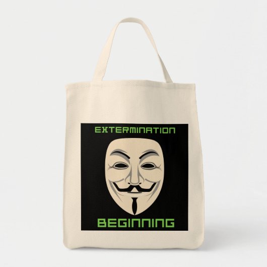 VERNIETIGING BEGIN TOTE BAG (Voorkant)