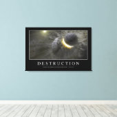 Vernietiging: Inspirerend prijsopgave 2 Canvas Afdruk (Insitu (Houten vloer))