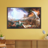 Vernietiging uit The Course of Empire Canvas Afdruk (Insitu (Woonkamer))