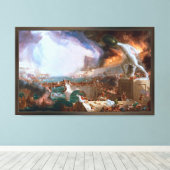 Vernietiging uit The Course of Empire Canvas Afdruk (Insitu (Houten vloer))