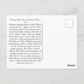 Vernietiging van Chinese oorlogsjunks 1843 Briefkaart (Achterkant)