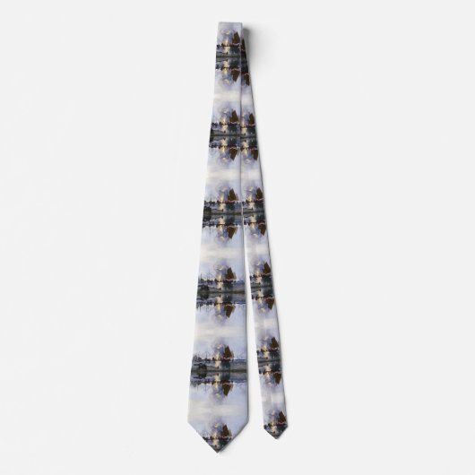 Vernietiging van Chinese oorlogsjunks 1843 Stropdas (Voorkant)