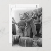 Vernietiging van de Beer, 1924 Briefkaart (Voorkant / Achterkant)