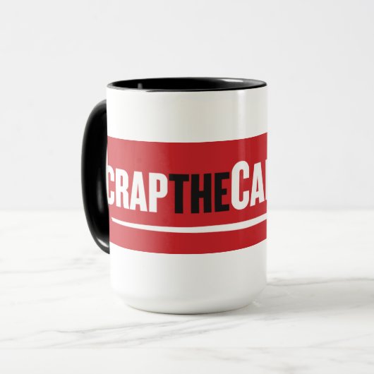 Vernietiging van de CO2-Mok Mok (Voorkant links)