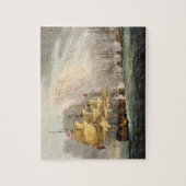 Vernietiging van de Deense vloot voor Copenha Legpuzzel (Verticaal)