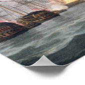 Vernietiging van de Deense vloot vóór Kopenhagen; Poster (Hoek)