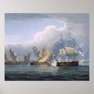 Vernietiging van de Franse Frigates L'Arianne & L' Poster