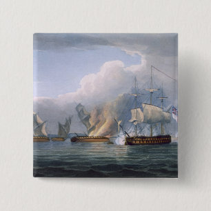Vernietiging van de Franse Frigates L'Arianne & L' Vierkante Button 5,1 Cm