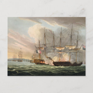 Vernietiging van de Franse vloot op Baskische wege Briefkaart
