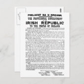 Vernietiging van de Ierse Republiek wegens de vers Briefkaart (Voorkant / Achterkant)