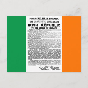 Vernietiging van de Ierse Republiek wegens de vers Feestdagenkaart