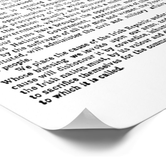 Vernietiging van de Ierse Republiek wegens de vers Poster (Hoek)