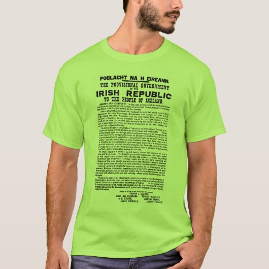 Vernietiging van de Ierse Republiek wegens de vers T-shirt (Voorkant)