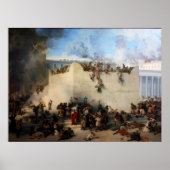 Vernietiging van de joodse tempel in Jeruzalem Poster (Voorkant)