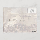 Vernietiging van de tempel door Francesco Hayez Briefkaart (Achterkant)