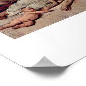 Vernietiging van de tempel door Francesco Hayez Poster (Hoek)