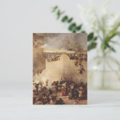 Vernietiging van de tempel van Jeruzalem Briefkaart (Staand voorkant)