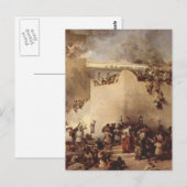 Vernietiging van de tempel van Jeruzalem Briefkaart (Voorkant / Achterkant)