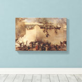 Vernietiging van de tempel van Jeruzalem Canvas Afdruk (Insitu (Houten vloer))