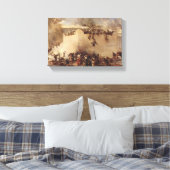 Vernietiging van de tempel van Jeruzalem Canvas Afdruk (Insitu (Slaapkamer))